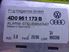 4D0951173B 4D0951173C - Riadiaca jednotka alarmu - Audi A4 1997 A4 Quattro 1997 A8 1997 A8 Quattro 1997