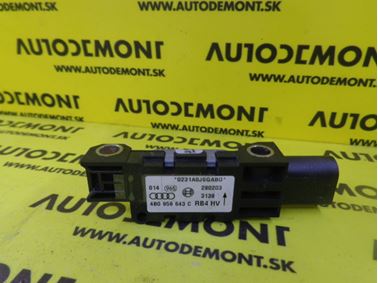 Nárazový senzor airbagu 4B0959643A - Audi A6 C5 4B 2003 Avant Quattro 2.5 TDI 132 kW AKE 