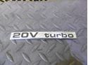 Nápis 20V Turbo 1U0853687D - Škoda Octavia 1 1U 2002 Sedan Elegance 1.8 T 110 kW AUM EVS