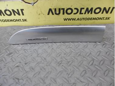 Ozdobná lišta palubnej dosky 4F1853190 - Audi A6 C6 4F 2006 Avant Quattro 3.0 TDI 165 kW BMK HVE